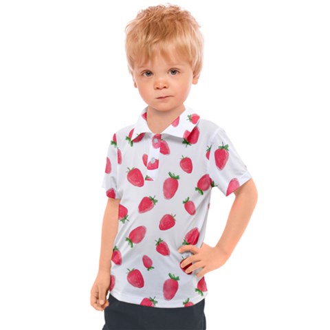 Strawberry Kids  Polo Tee by SychEva