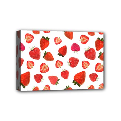 Strawberries Mini Canvas 6  X 4  (stretched) by SychEva