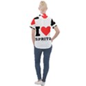 I love spritz Women s Short Sleeve Pocket Shirt View2