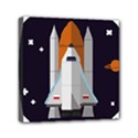 Rocket Space Universe Spaceship Mini Canvas 6  x 6  (Stretched) View1
