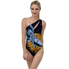 Astronaut Planet Space Science To One Side Swimsuit by Salman4z