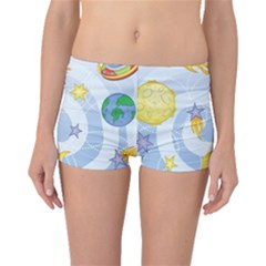 Science Fiction Outer Space Boyleg Bikini Bottoms by Salman4z