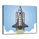 Rocket Shuttle Spaceship Science Canvas 20  x 16  (Stretched) View1