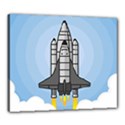 Rocket Shuttle Spaceship Science Canvas 24  x 20  (Stretched) View1