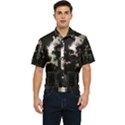 City Night Moon Skyline Skyscraper Men s Short Sleeve Pocket Shirt  View1