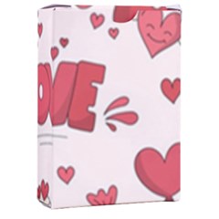 Hand Drawn Valentines Day Element Collection Playing Cards Single Design (rectangle) With Custom Box by Salman4z