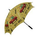 Childish-seamless-pattern-with-dino-driver Golf Umbrellas View2