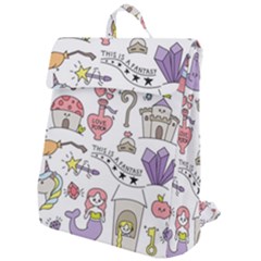 Fantasy-things-doodle-style-vector-illustration Flap Top Backpack by Salman4z