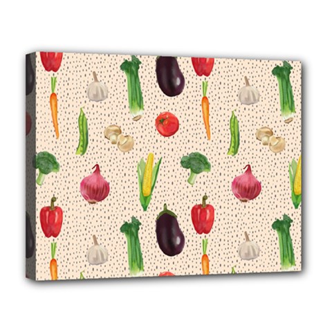 Vegetables Canvas 14  X 11  (stretched) by SychEva
