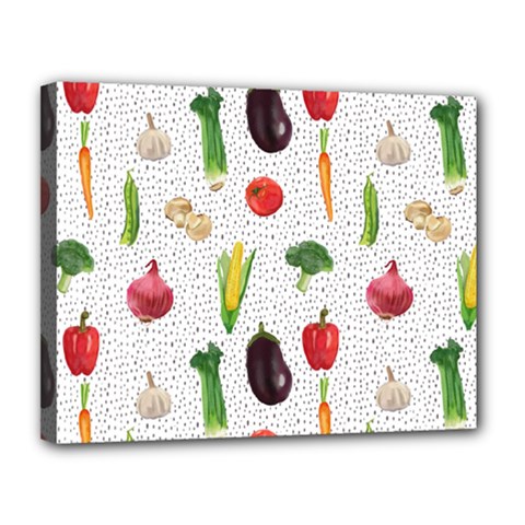 Vegetable Canvas 14  X 11  (stretched) by SychEva