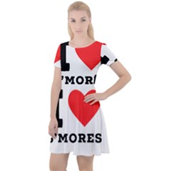I Love S’mores  Cap Sleeve Velour Dress  by ilovewhateva