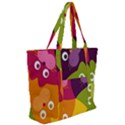 Colorful Cats Zip Up Canvas Bag View2