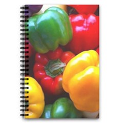 Colorful Capsicum 5 5  X 8 5  Notebook by Sparkle
