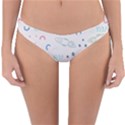 Spaceship Pattern Star Reversible Hipster Bikini Bottoms View3