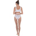 Spaceship Pattern Star Bandaged Up Bikini Set  View2