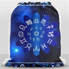 Astrology Horoscopes Constellation Drawstring Bag (large) by danenraven