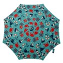 Seamless-pattern-nautical-icons-cartoon-style Hook Handle Umbrellas (Large) View1