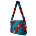 Rocket-with-science-related-icons-image Full Print Messenger Bag (M) View2