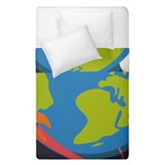 Spaceship-design Duvet Cover Double Side (single Size) by Salman4z