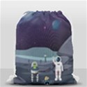 Alien-astronaut-scene Drawstring Bag (Small) View1