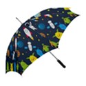 Big-set-cute-astronauts-space-planets-stars-aliens-rockets-ufo-constellations-satellite-moon-rover-v Straight Umbrellas View2