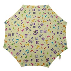 Seamless-pattern-musical-note-doodle-symbol Hook Handle Umbrellas (small) by Salman4z