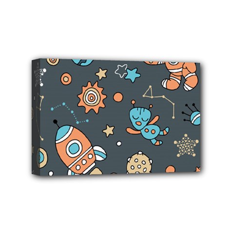 Space-seamless-pattern Mini Canvas 6  X 4  (stretched) by Salman4z