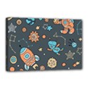 Space-seamless-pattern Canvas 18  x 12  (Stretched) View1
