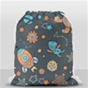 Space-seamless-pattern Drawstring Bag (Small) View2