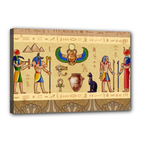 Egypt-horizontal-illustration Canvas 18  X 12  (stretched) by Salman4z