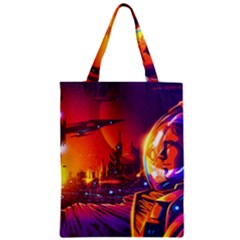 Far-future-human-colonization Zipper Classic Tote Bag by Salman4z