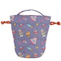 Outer-space-seamless-background Drawstring Bucket Bag View1