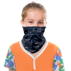 Mathematical-seamless-pattern-with-geometric-shapes-formulas Face Covering Bandana (kids) by Salman4z