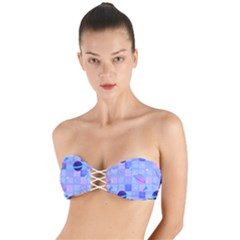 Seamless-pattern-pastel-galaxy-future Twist Bandeau Bikini Top by Salman4z