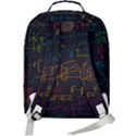 Mathematical-colorful-formulas-drawn-by-hand-black-chalkboard Double Compartment Backpack View3