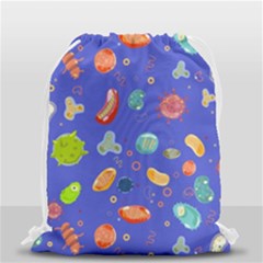 Virus-seamless-pattern Drawstring Bag (small) by Salman4z
