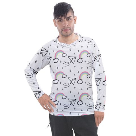 Cute-art-print-pattern Men s Pique Long Sleeve Tee by Salman4z