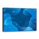 Abstract-classic-blue-background Canvas 18  x 12  (Stretched) View1