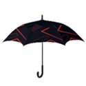 Gradient-geometric-shapes-dark-background-design Hook Handle Umbrellas (Medium) View3