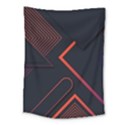 Gradient-geometric-shapes-dark-background-design Medium Tapestry View1