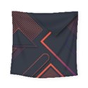 Gradient-geometric-shapes-dark-background-design Square Tapestry (Small) View1