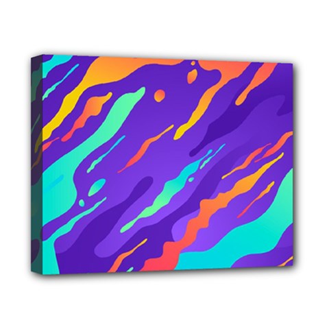 Multicolored-abstract-background Canvas 10  X 8  (stretched) by Salman4z