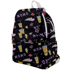 Cute-girl-things-seamless-background Top Flap Backpack by Salman4z