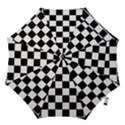 Chess-board-background-design Hook Handle Umbrellas (Small) View1