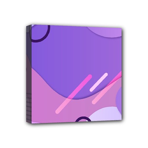 Colorful-abstract-wallpaper-theme Mini Canvas 4  X 4  (stretched) by Salman4z