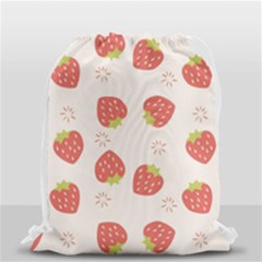 Strawberries-pattern-design Drawstring Bag (small) by Salman4z