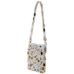 Flat Geometric Shapes Background Multi Function Travel Bag by pakminggu