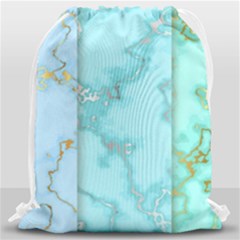 Background Marble Set Drawstring Bag (large) by pakminggu