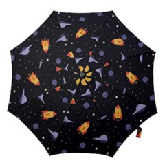 Cosmos Rockets Spaceships Ufos Hook Handle Umbrellas (medium) by pakminggu