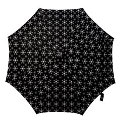 Snowflakes Background Pattern Hook Handle Umbrellas (medium) by pakminggu